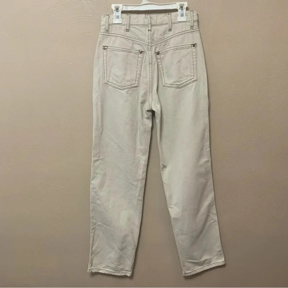Reformation Cowboy High Rise Straight Jeans in Almond Size 24 - Picture 5 of 15